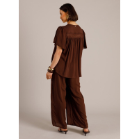 Yest Blouse Megan Coffee Brown