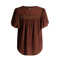Yest Blouse Megan Coffee Brown
