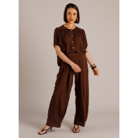 Yest Broek Magdalena Coffee Brown