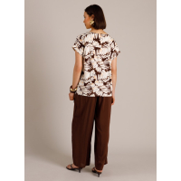 Yest Top Tamsin Coffee Brown