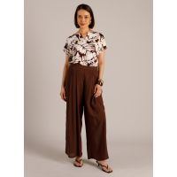 Yest Top Tamsin Coffee Brown