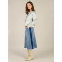 Yest Rok Iris Bleach Blue Denim