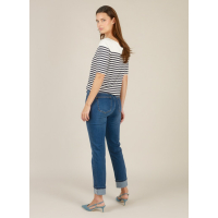 Yest Shirt Ishaana Off White Navy