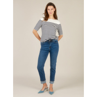 Yest Shirt Ishaana Off White Navy