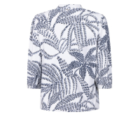 Zoso Blouse Leonie White Navy