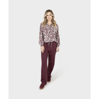 Zoso Blouse Daphne Mauve Bordeaux