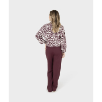 Zoso Blouse Daphne Mauve Bordeaux