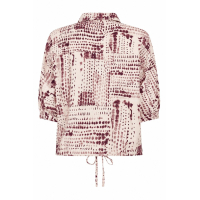 Zoso Blouse Barbara Ivory Bordeaux
