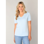 Base Level T-shirt Yanic Light Blue
