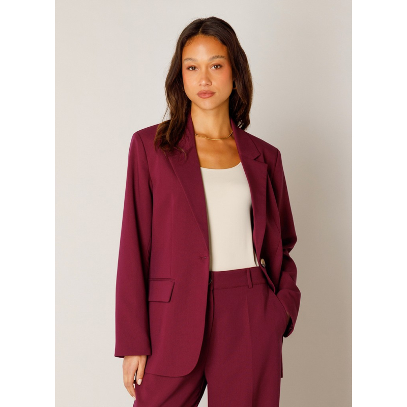 Base Level Blazer Yella Wine Red