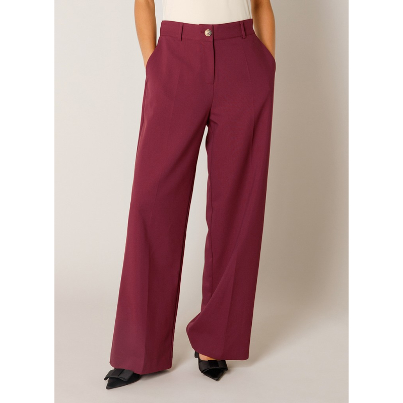 Base Level Broek Yuna Wine Red