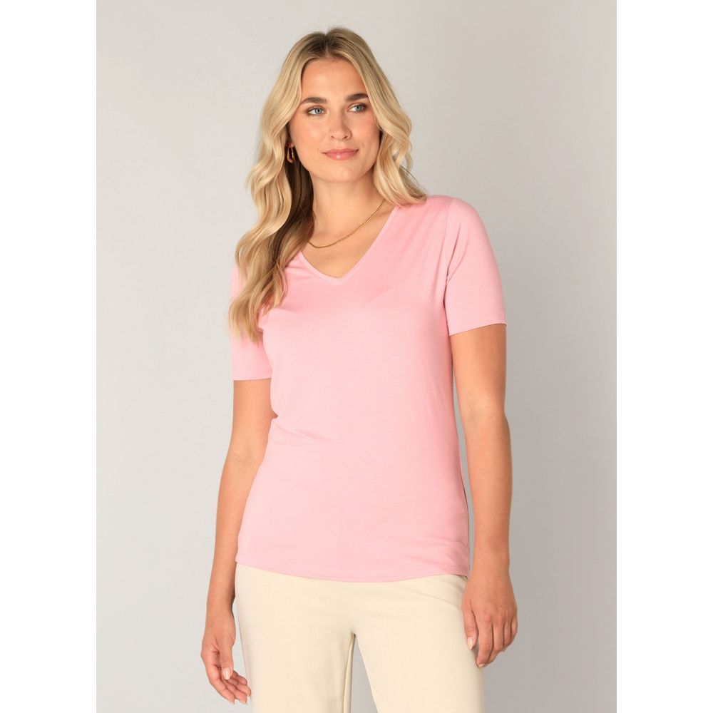 Base Level T-shirt Yanic Soft Pink