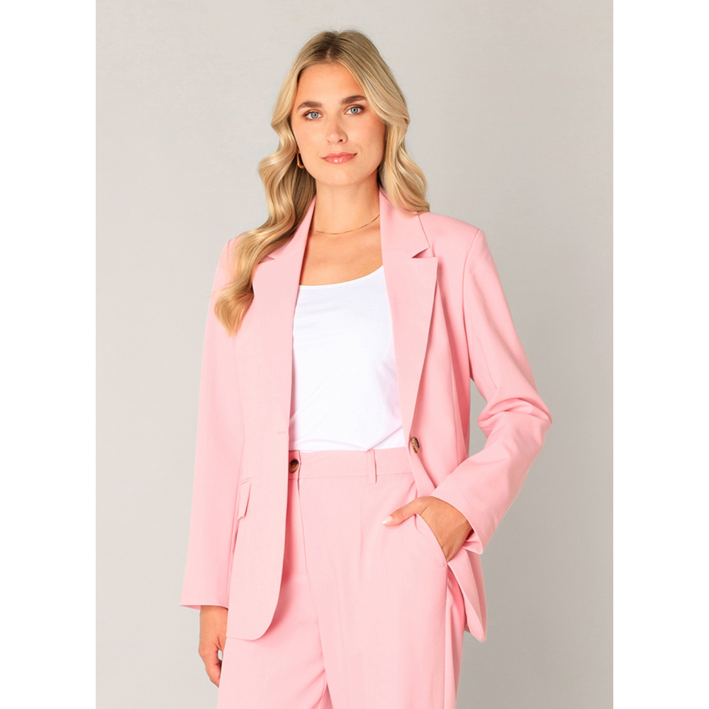 Base Level Blazer Yella Soft Pink