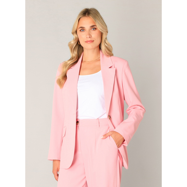 Base Level Blazer Yella Soft Pink