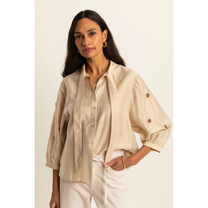 Expresso Blouse Safari Sand