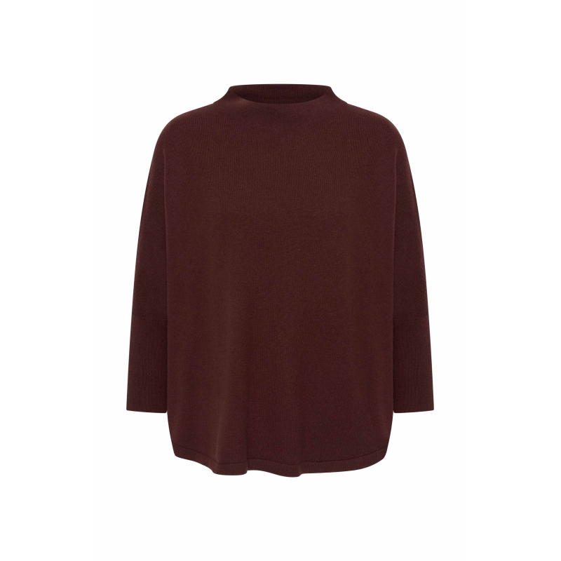 Expresso Trui Fudge Dark Red