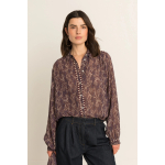 Expresso Blouse Paisley Fudge Dark Red