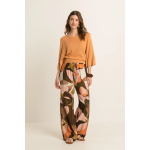 Expresso Broek Mid Brown Olive