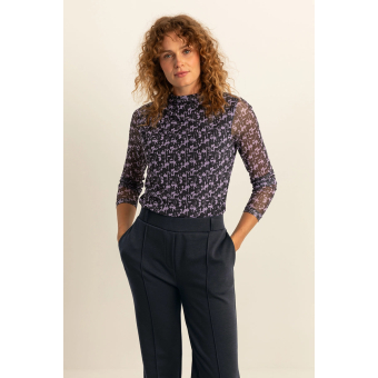 Expresso Top Mesh Violet