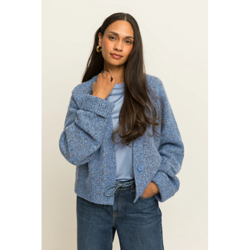 Expresso Vest Stonewash Blue