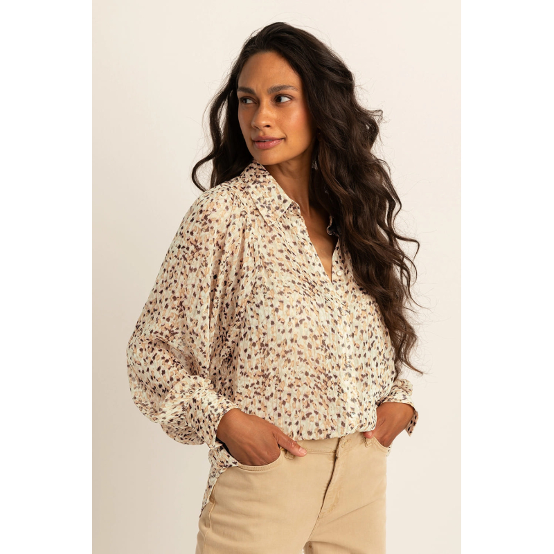Expresso Blouse Dove Gray