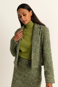 Expresso Blazer Boucle Laurel