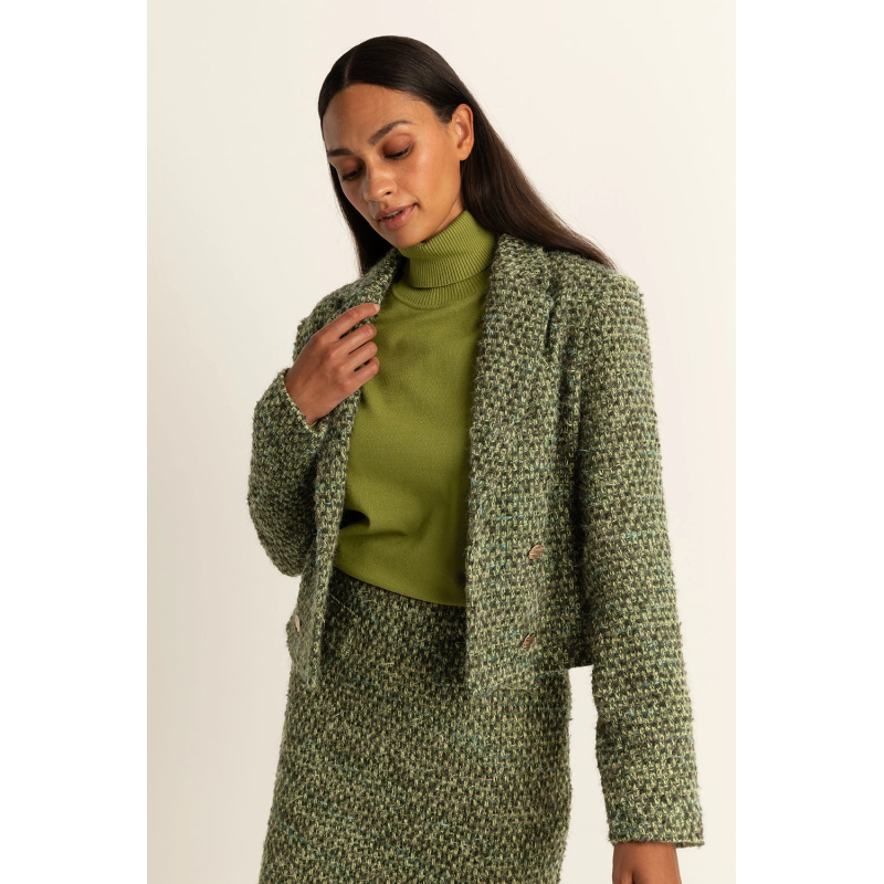 Expresso Blazer Boucle Laurel