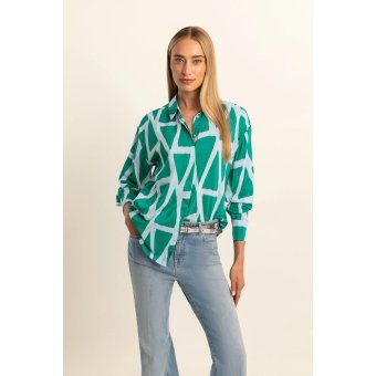 Expresso Blouse Bottle Green