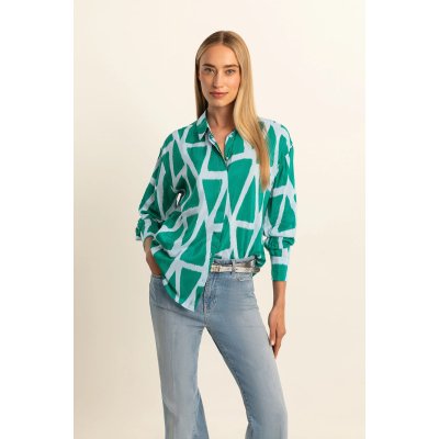 Expresso Blouse Bottle Green