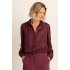 Expresso Blouse Satin Sangria