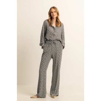 Expresso Broek Graphic Black