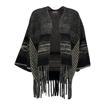 Geisha Poncho Black Sand