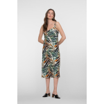 Geisha Jurk Noelle Brown Green