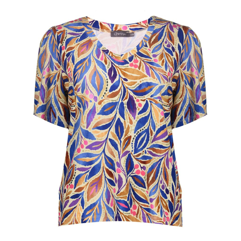 Geisha Shirt Jazz Indigo Purple