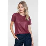 Geisha T-shirt Foil Burgundy