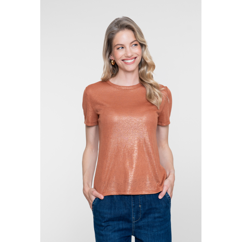Geisha T-shirt Foil Camel
