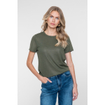 Geisha T-shirt Foil Olive