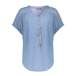 Geisha Top Suze Bleached Denim