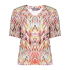 Geisha Top Chevron Red Purple