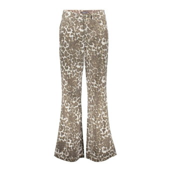 Geisha Jeans Leopard Sand