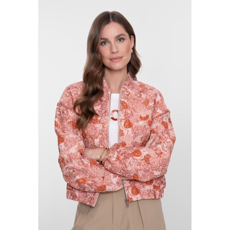 Geisha Bomber Jasje Roses Pink Combi