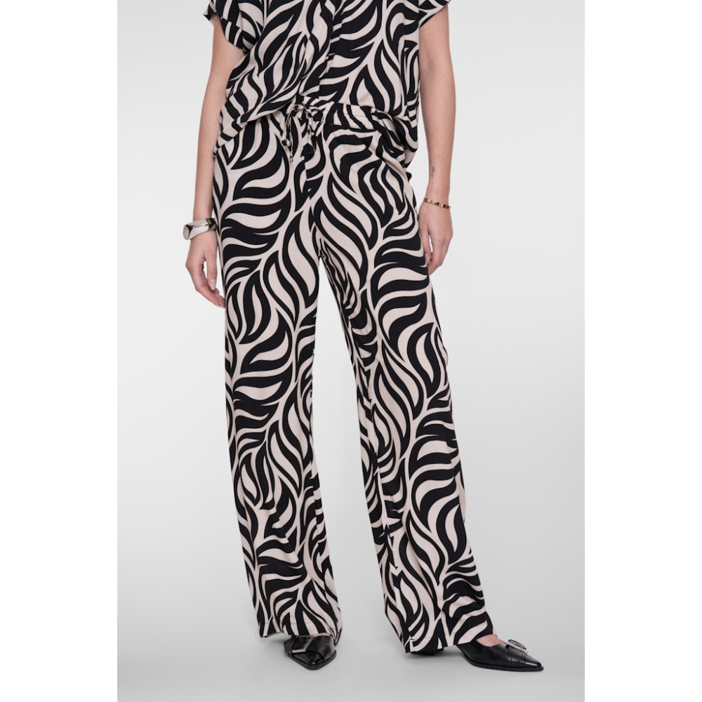 Geisha broek Swirl Black Sand