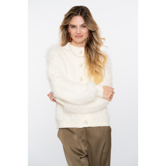 Geisha Vest Boxy Off White