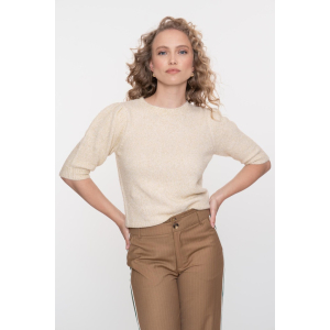 Geisha Trui Top Sparkle Off White