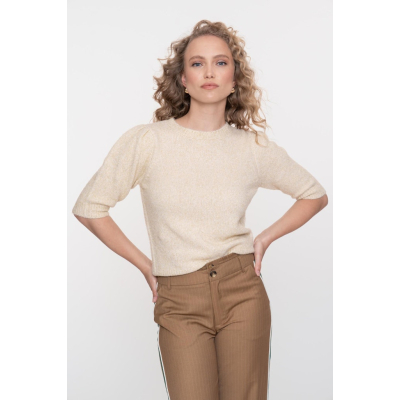 Geisha Trui Top Sparkle Off White Geisha Trui Top Sparkle Off White