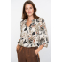 Geisha Top Bohemian Beige Black