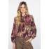 Geisha Blouse Ikat Camel Pink