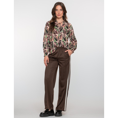 Geisha Broek Galon Brown Geisha Broek Galon Brown