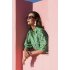 Geisha Blouse Green Blue