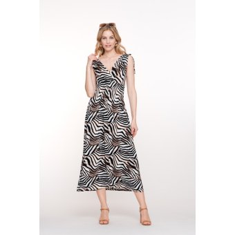 Geisha Jurk Mila Off White Black